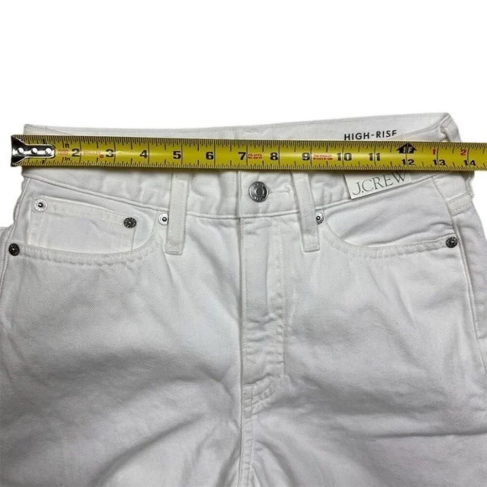 NWT J. Crew Women's High-Rise‎ Superwide-Leg Jeans White Size 24 Preppy